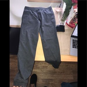 Gray joggers